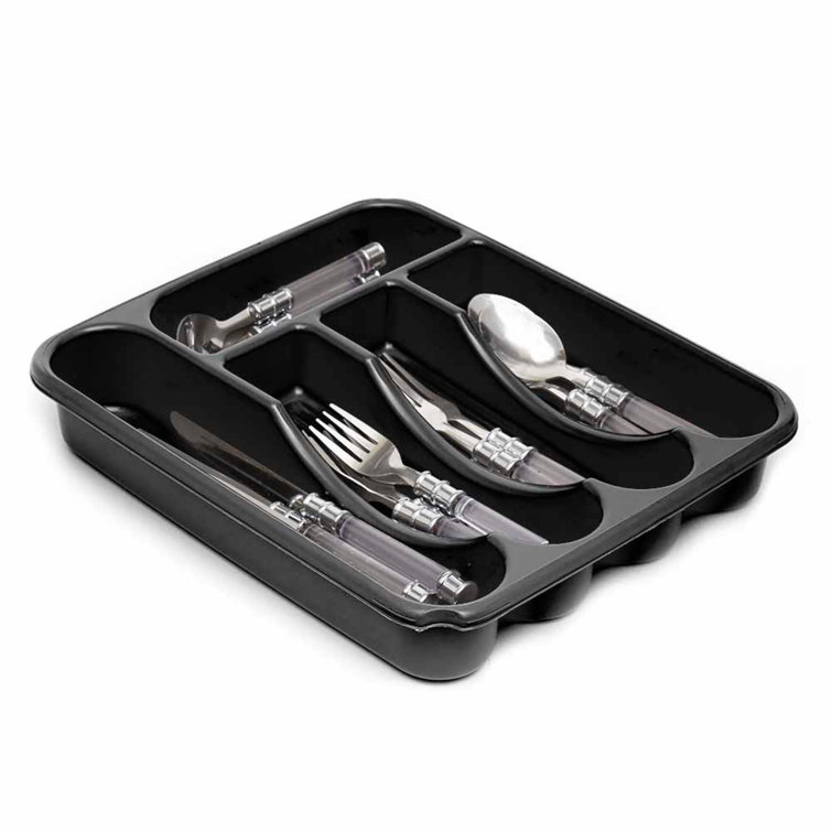Rebrilliant 7 Textured Compartment Plastic Cutlery Tray Wayfair Canada